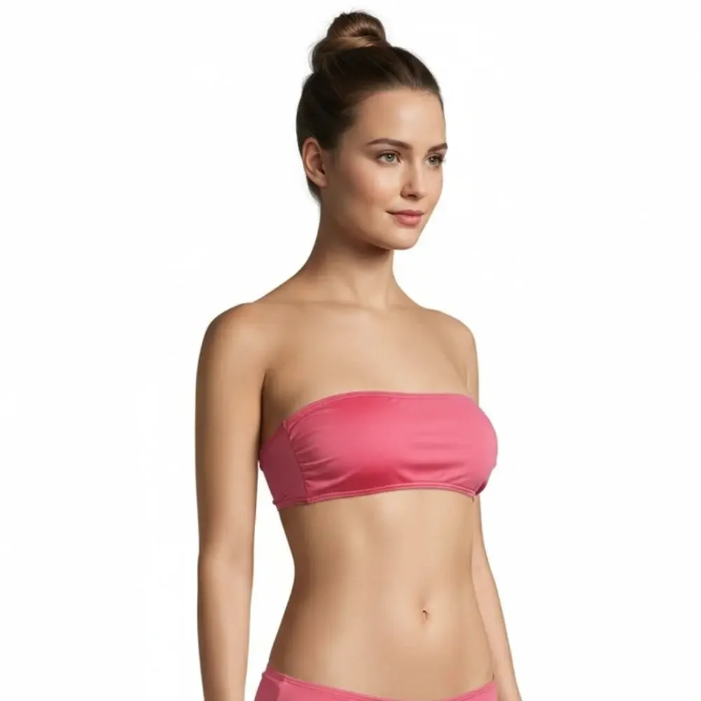 Kate Spade New York Lychee Bikini Bandeau Swim Top, XS